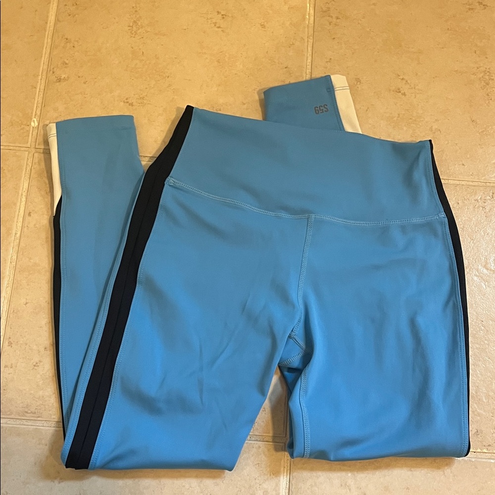 Splits59 Blue High-Waist Leggings